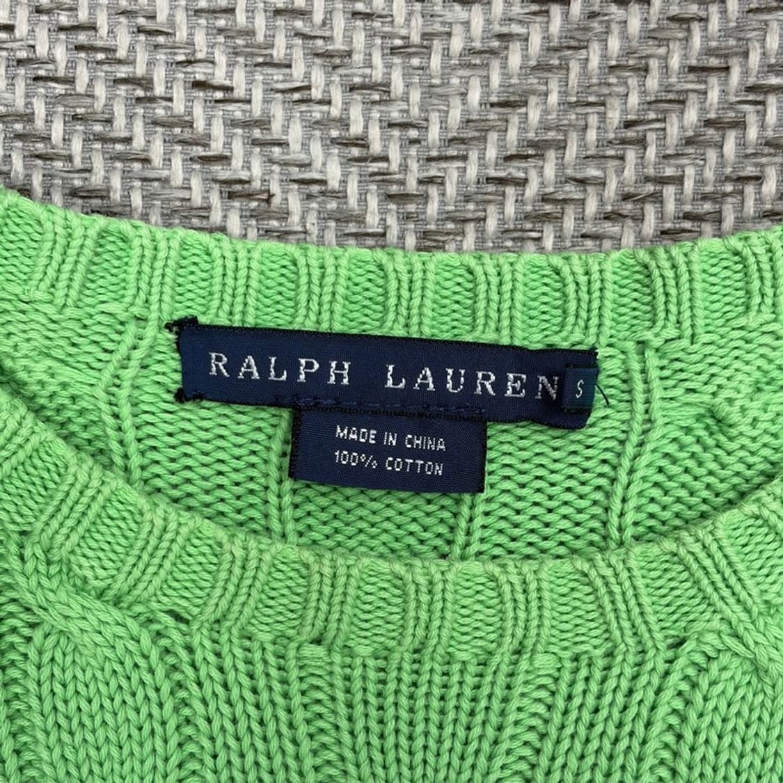 랄프로렌 캐이블 코튼 니트 v1135 상품이미지5