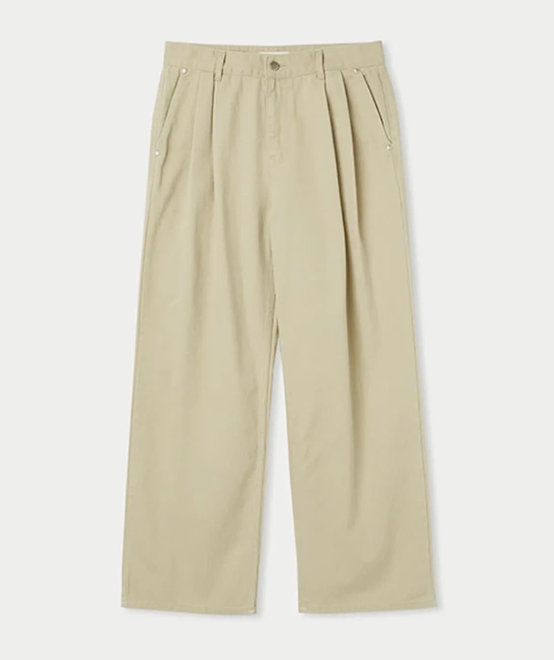 (2) 파브레가 프렌치 치노 투턱 팬츠 (클래식 베이지) 상품이미지1