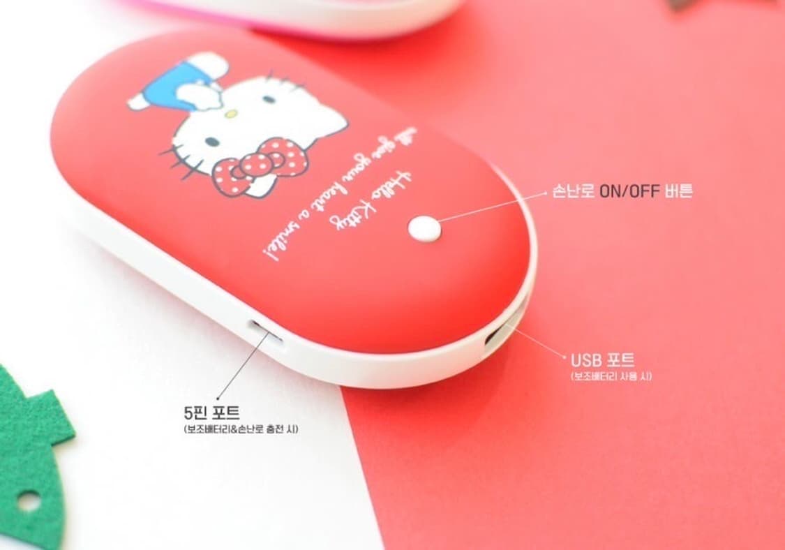 헬로키티 보조배터리&손난로 5000mAh 상품이미지4