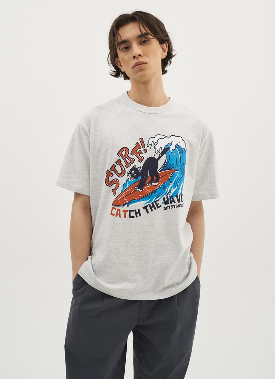 아웃스탠딩 V.S.C TEE (CATCH THE WAVE)

 L 상품이미지2