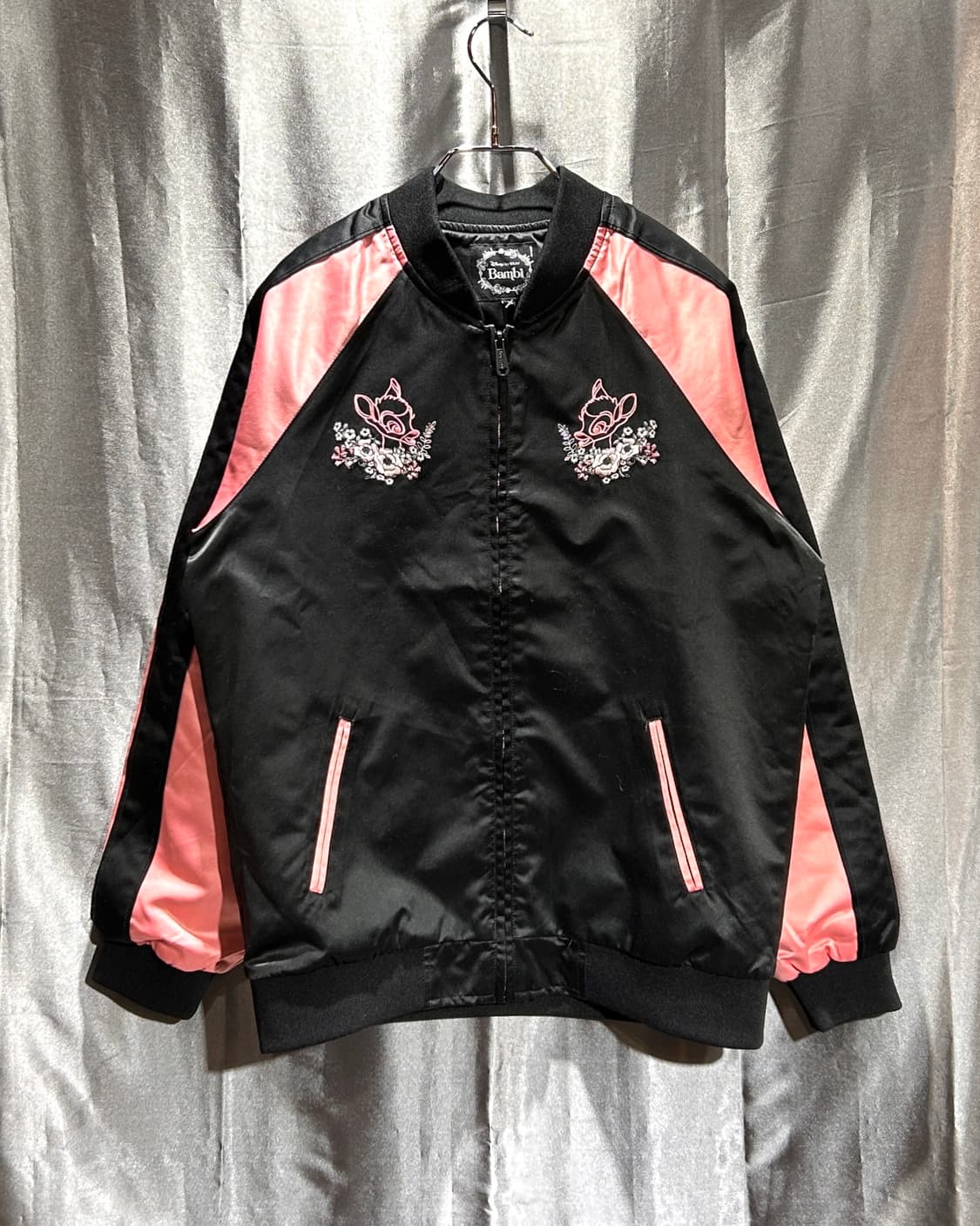 L 디즈니 밤비 자수 블랙 스카잔 상품이미지3