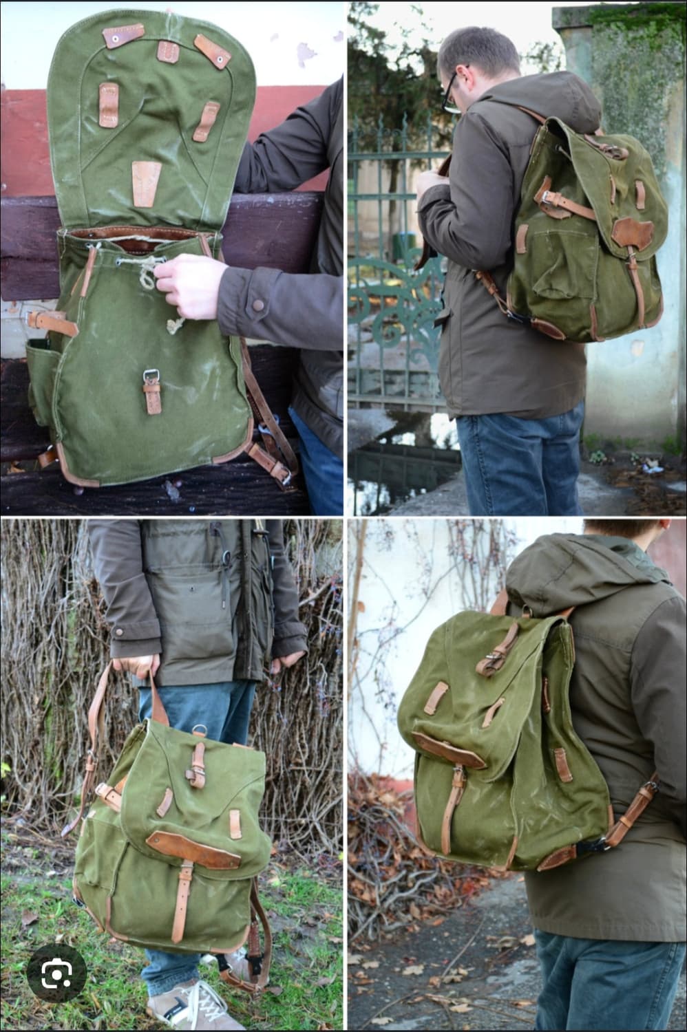 70s 루마니아군용 배낭 상품이미지8