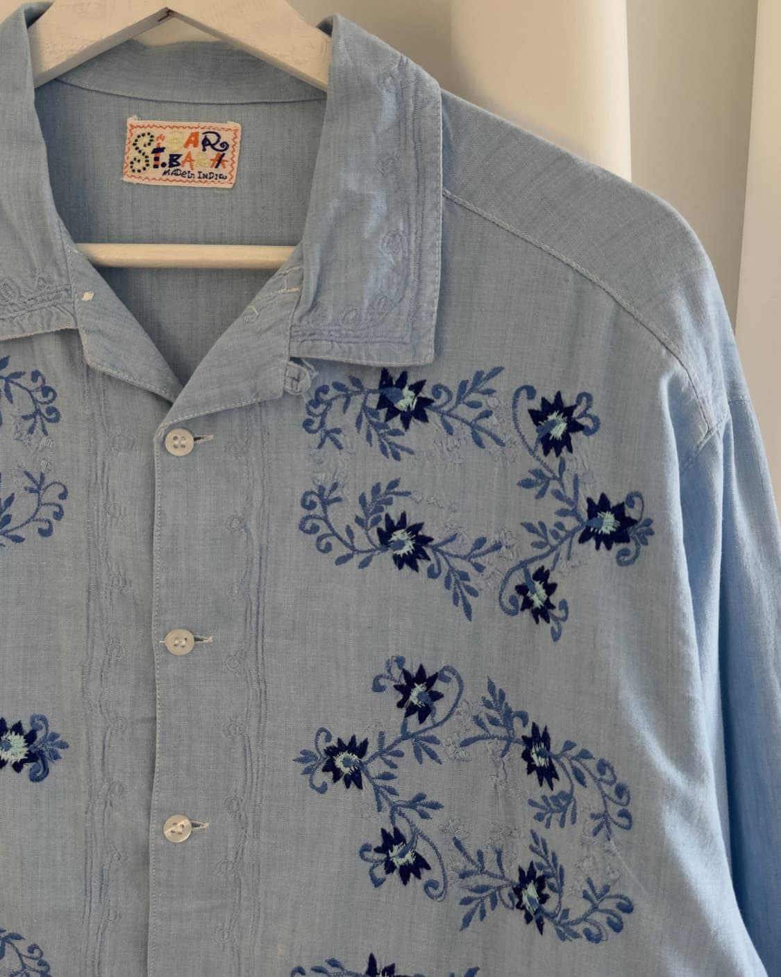 [ST.BARBARA] garden embroidery shirts 상품이미지2