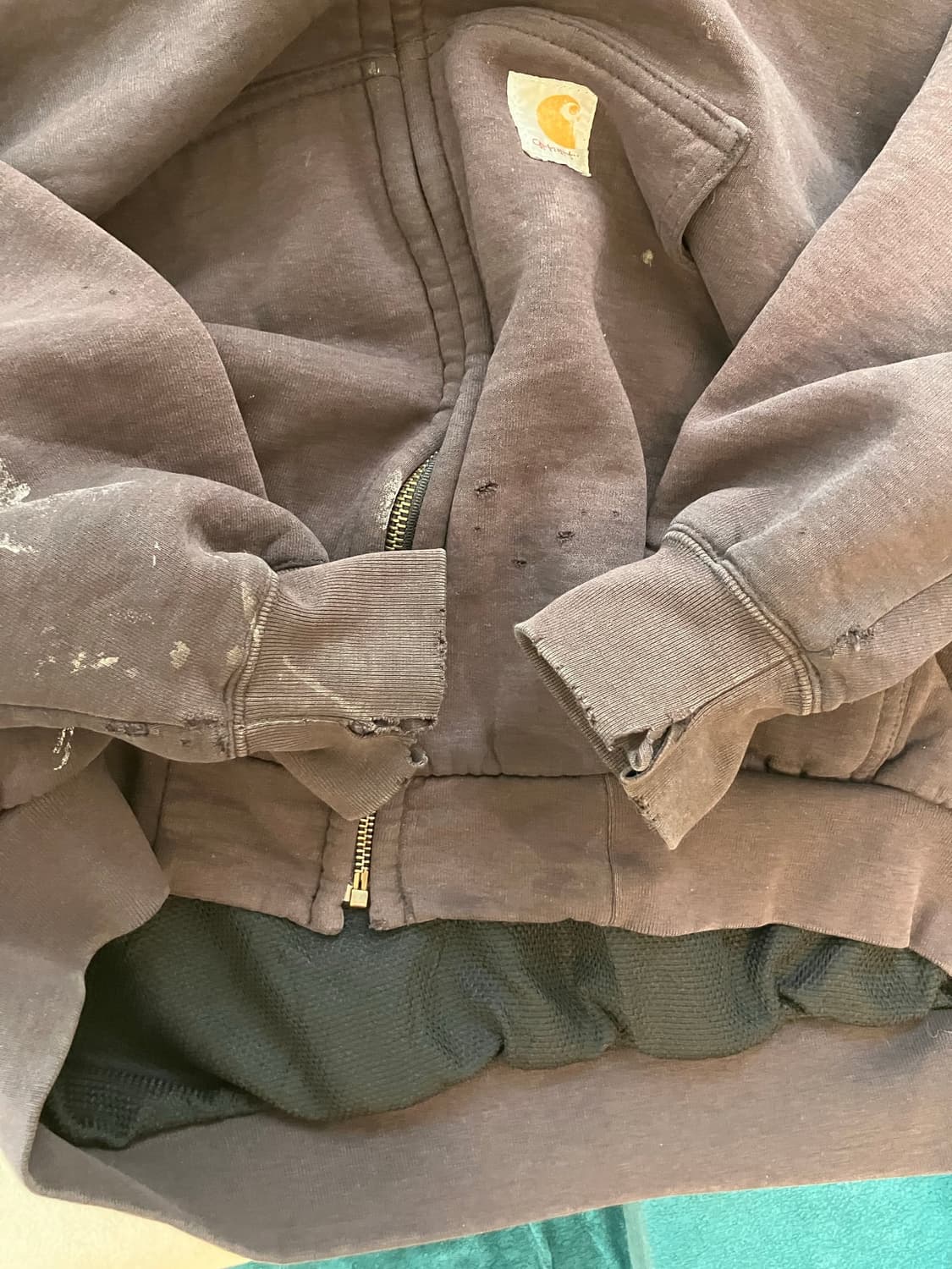 Carhartt distressed faded hoodie (칸예 착용) 상품이미지6