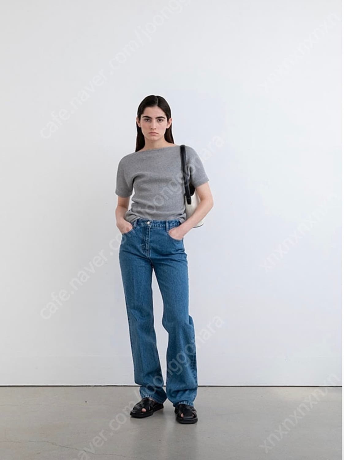 르917 블루 스트레이트 데님 르쎕템버 상품이미지1