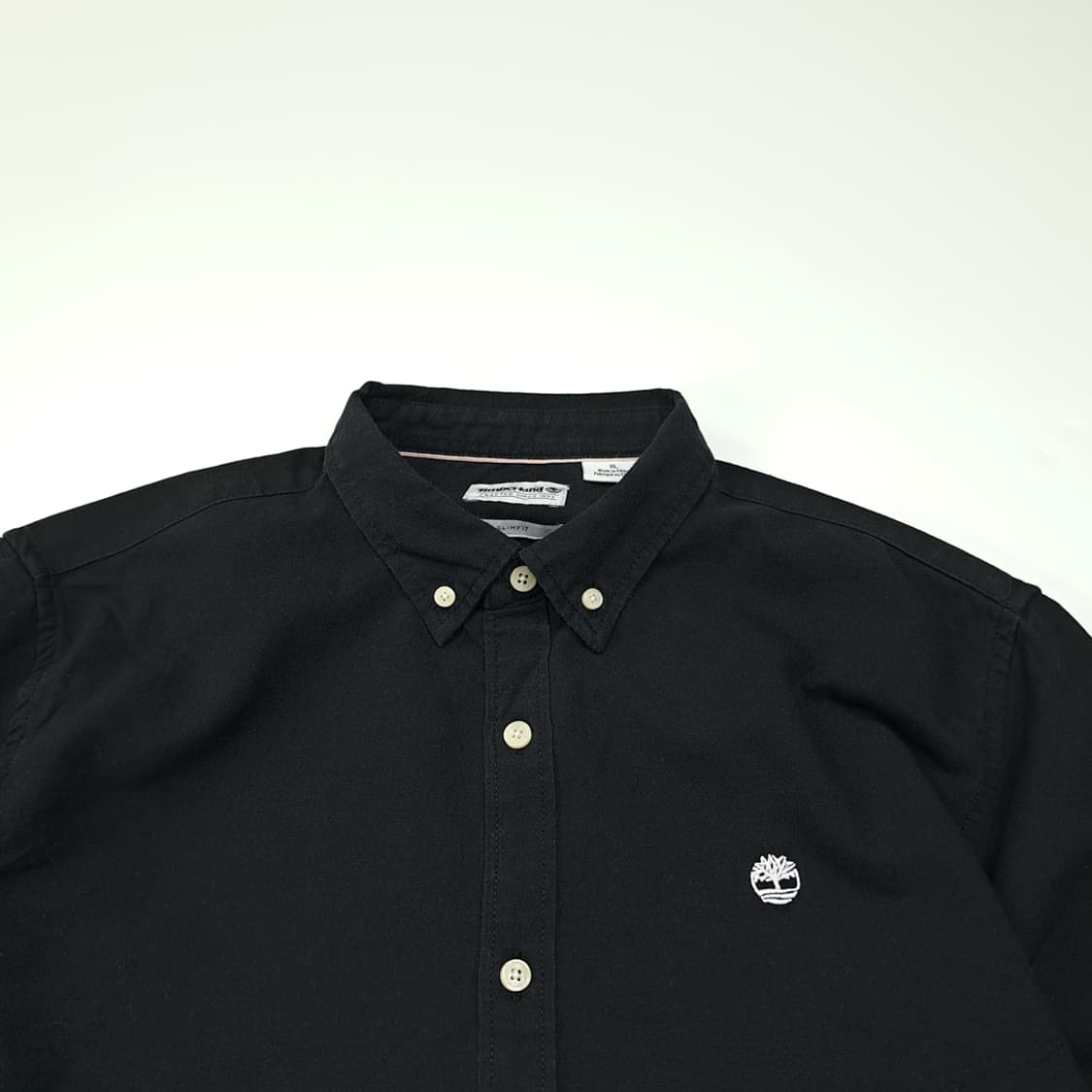 CL745 XL 팀버랜드 코튼 슬림핏 버튼다운 블랙 셔츠 남방 상품이미지2