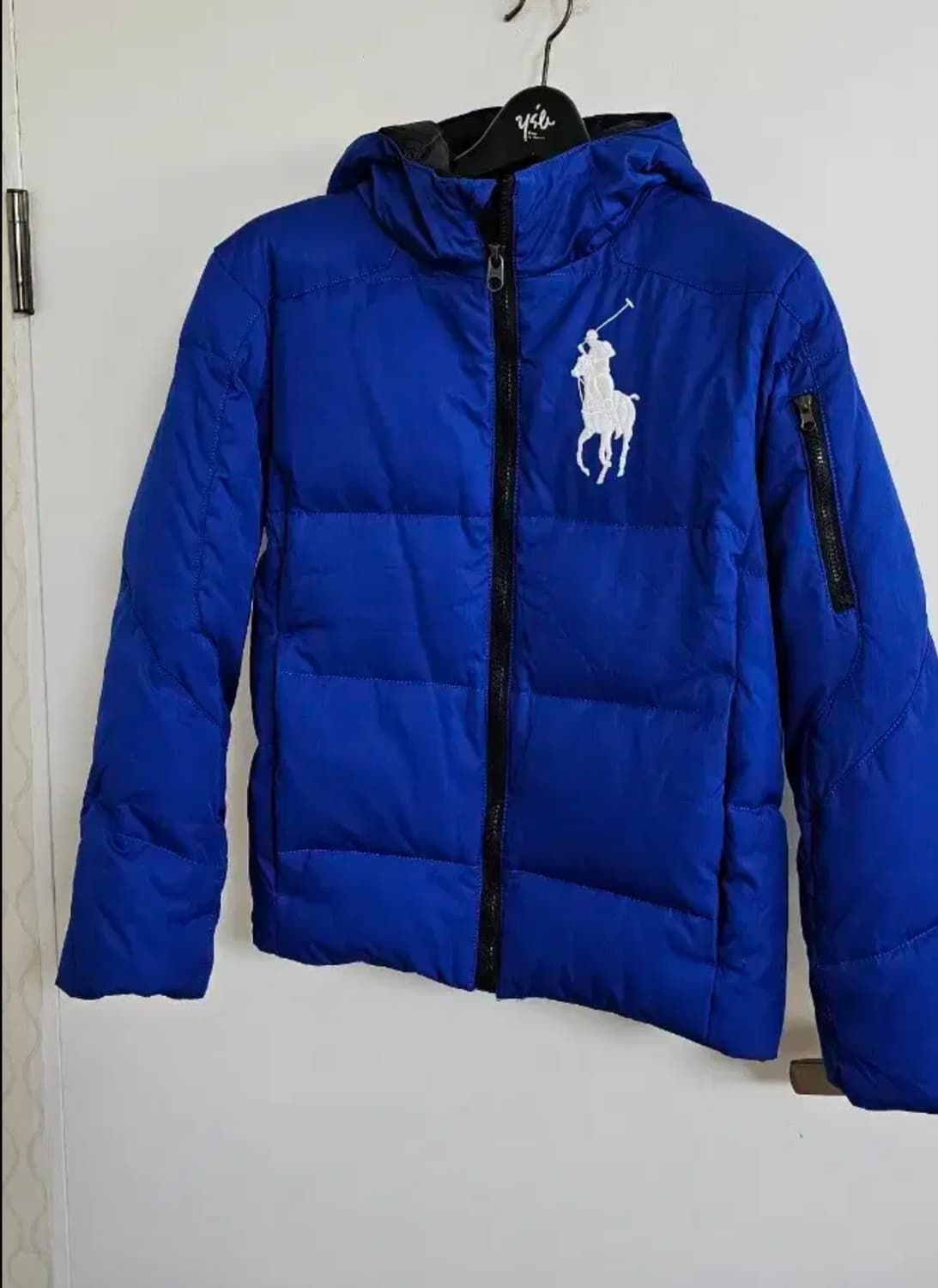 폴로 빅포니 패딩 블루 m (네고가능) 상품이미지1