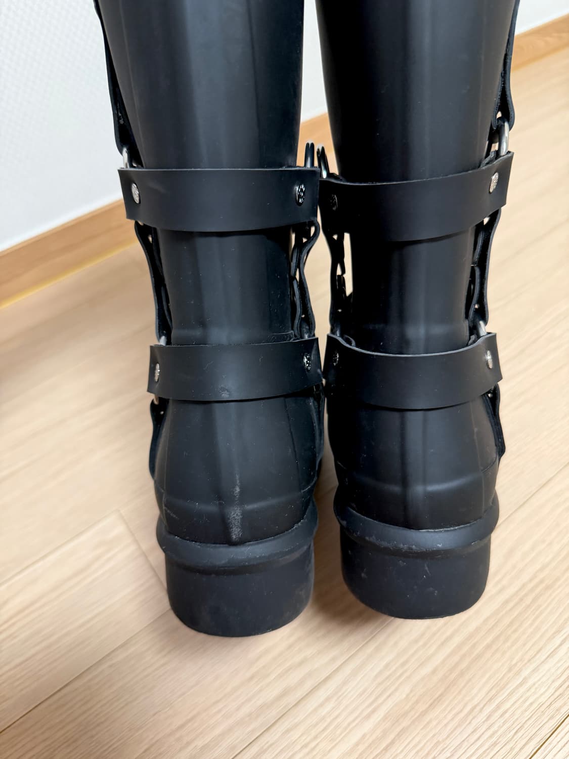 앤더슨벨 X 헌터(hunter) 오리지날 2.0 톨 레인부츠 블랙 240 상품이미지5