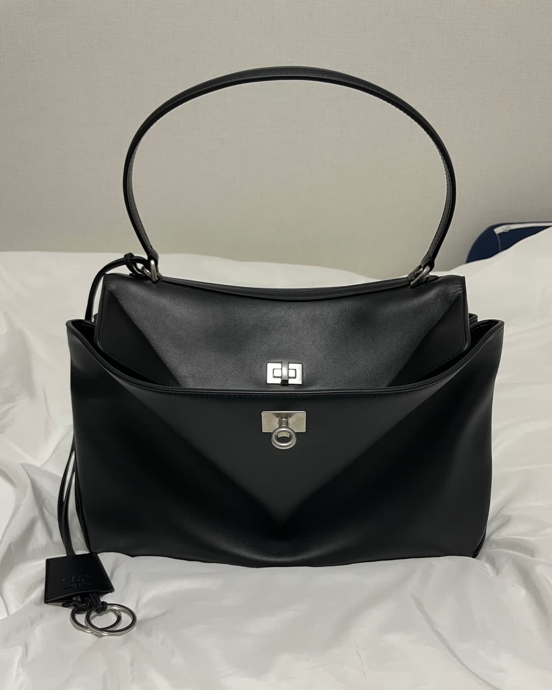 발렌시아가 로데오백/미디움/블랙 은장 상품이미지2