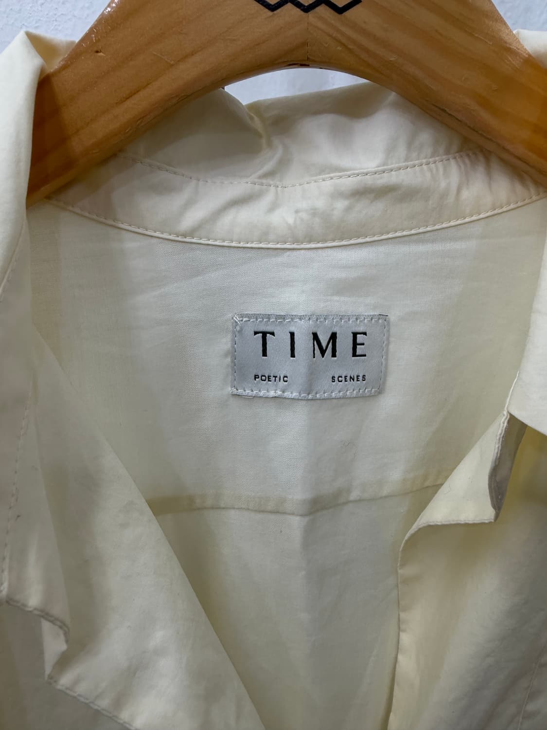 정품) TIME 타임 한섬 23ss 여성 크롭셔츠 82F 상품이미지6