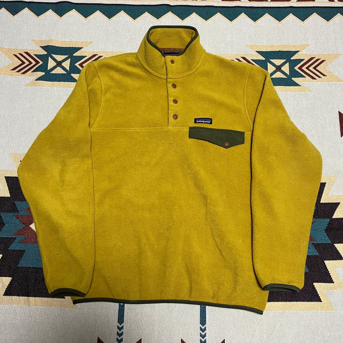 파타고니아 신칠라 스냅티 머스타드 m 상품이미지2
