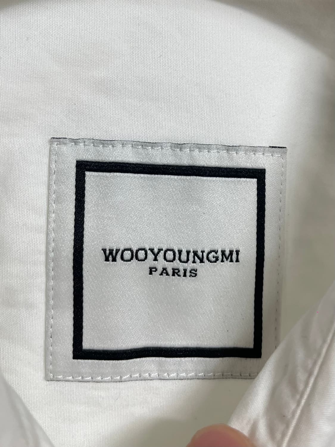 20s 우영미 백로고 숏슬리브 셔츠 (on.213)   상품이미지9