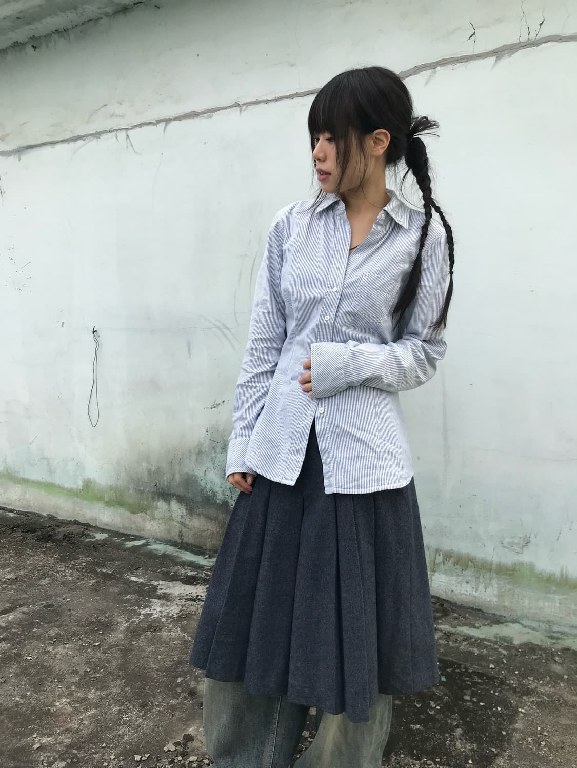 LL Bean 스트라이프 셔츠 상품이미지4