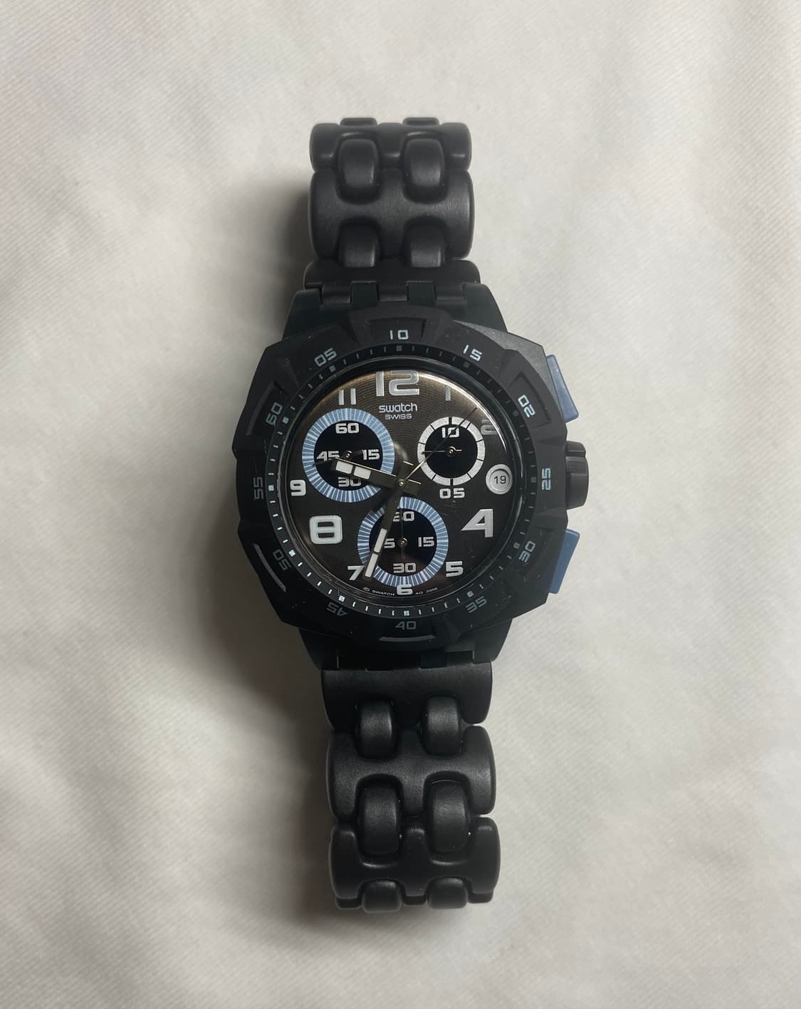 빈티지 스와치 크로노그래프 블랙듄 상품이미지1