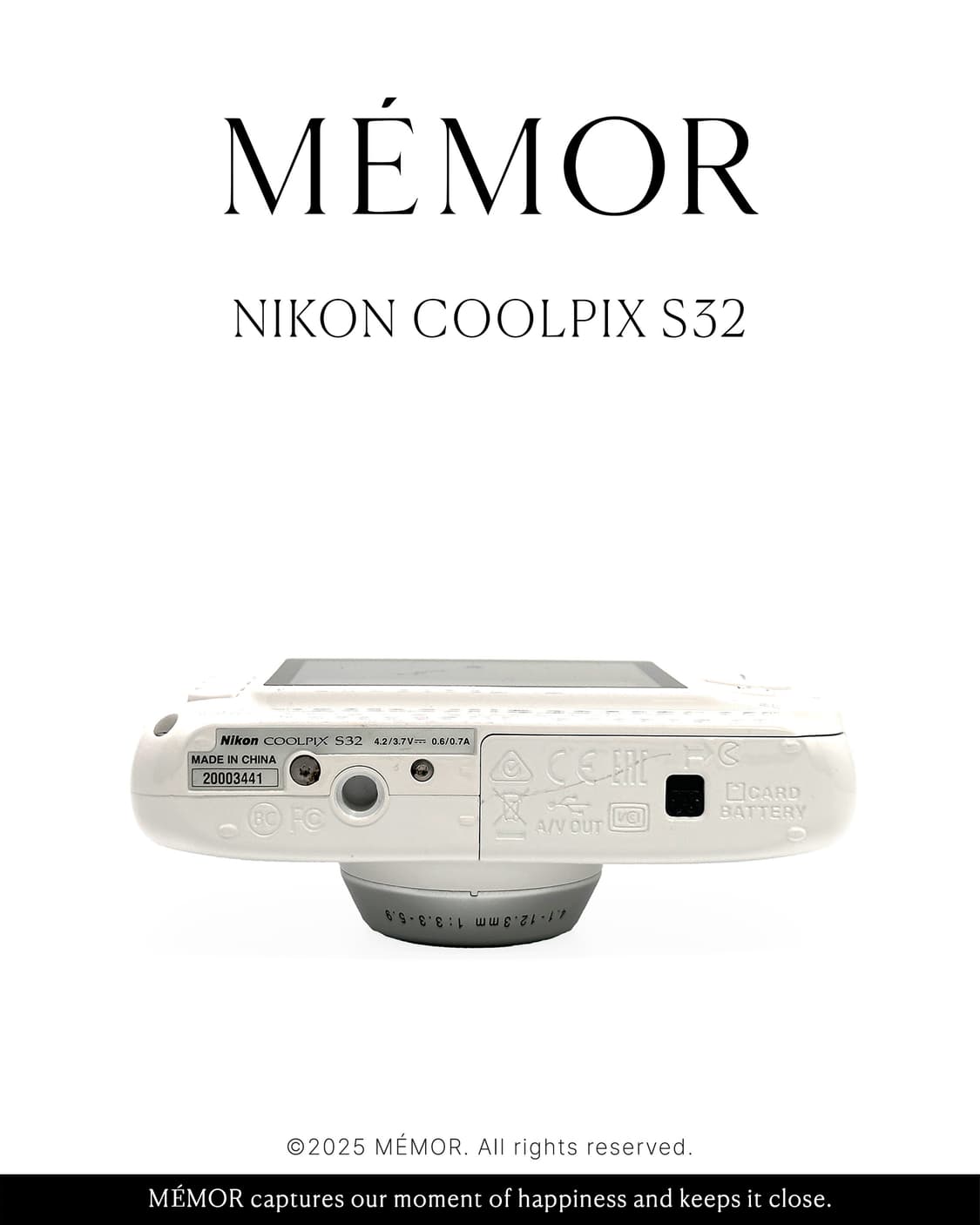 연예인/유튜버픽✨Nikon Coolpix S32 방수 니콘 빈티지디카 상품이미지4