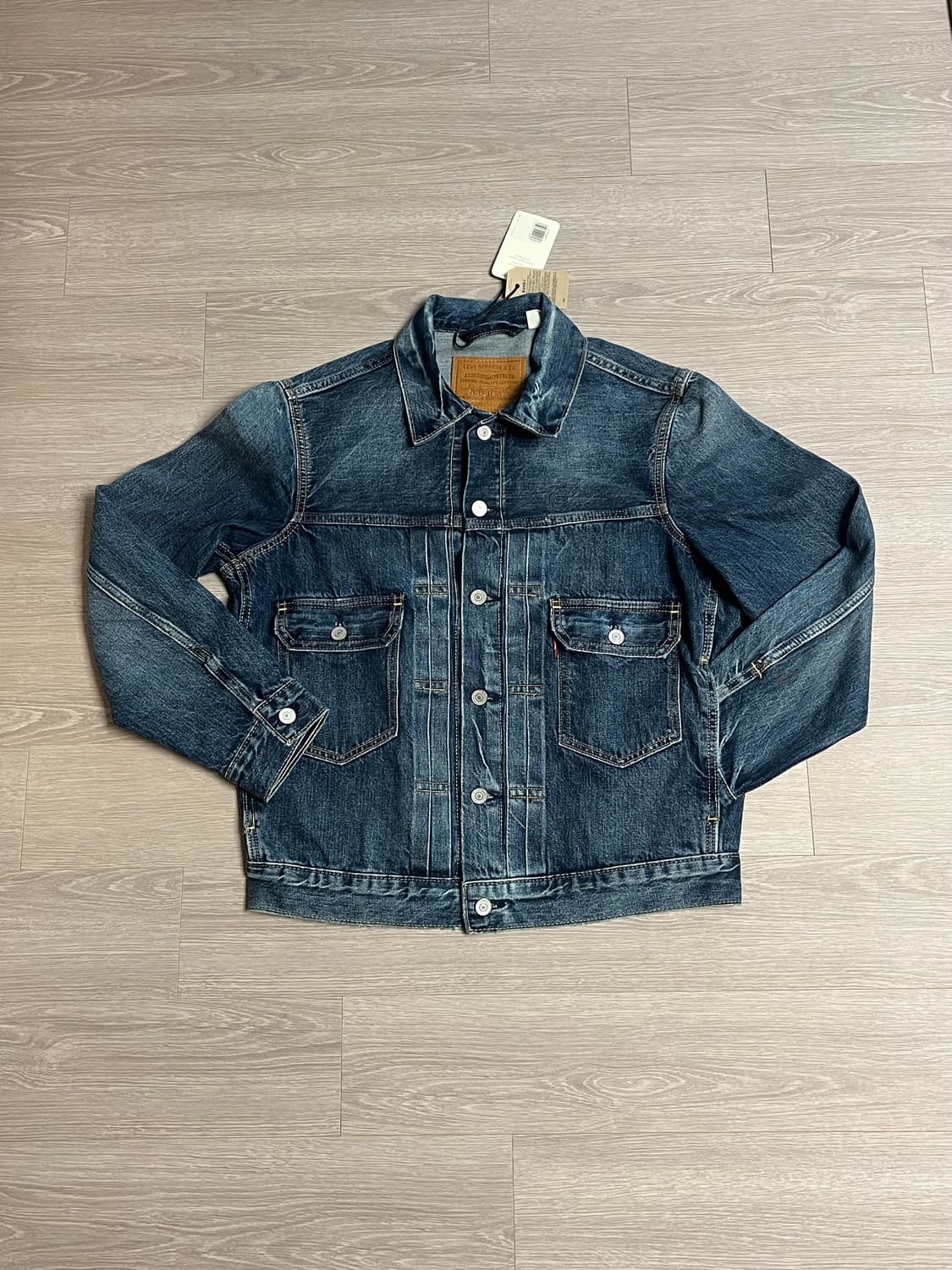 (새상품) 리바이스 타입2 2세대 셀비지 데님 트러커 자켓, GD 착용 상품이미지2