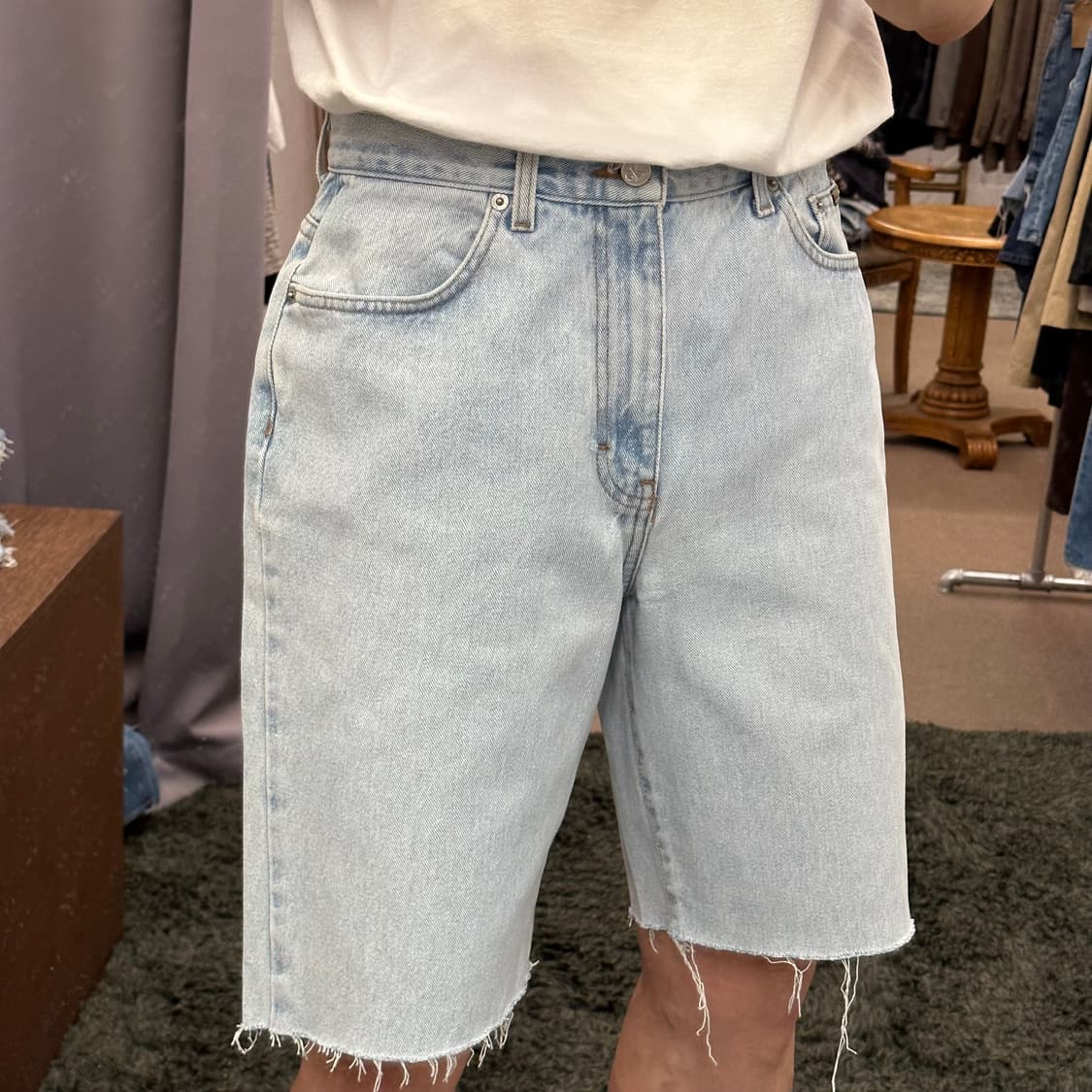 (30inch) 90s 캘빈클라인 데님 쇼츠 청 반바지 상품이미지1