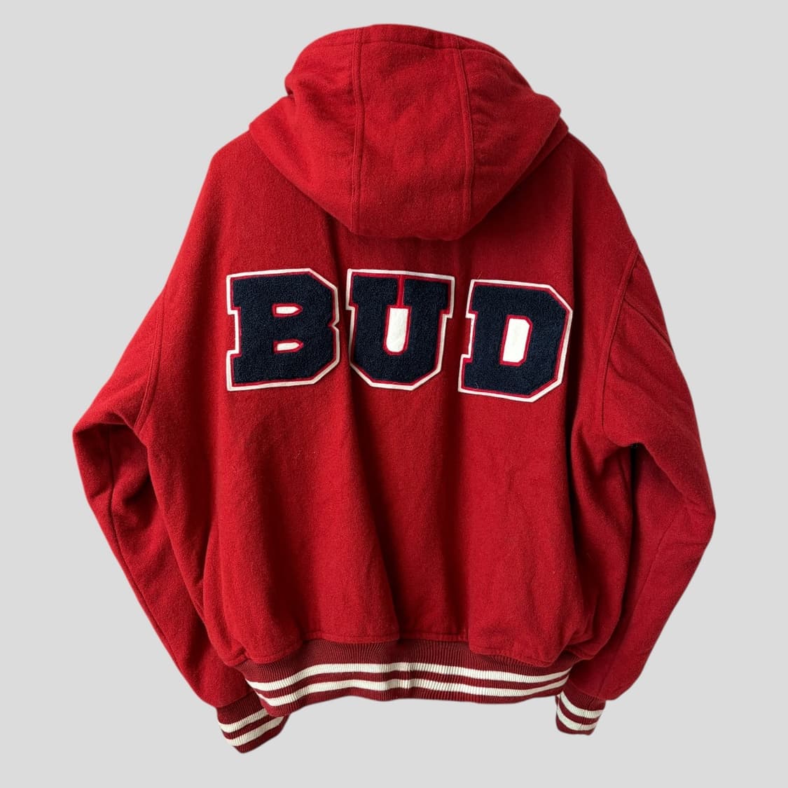 (L)빈티지 버드와이저 울 바시티 자켓 상품이미지6