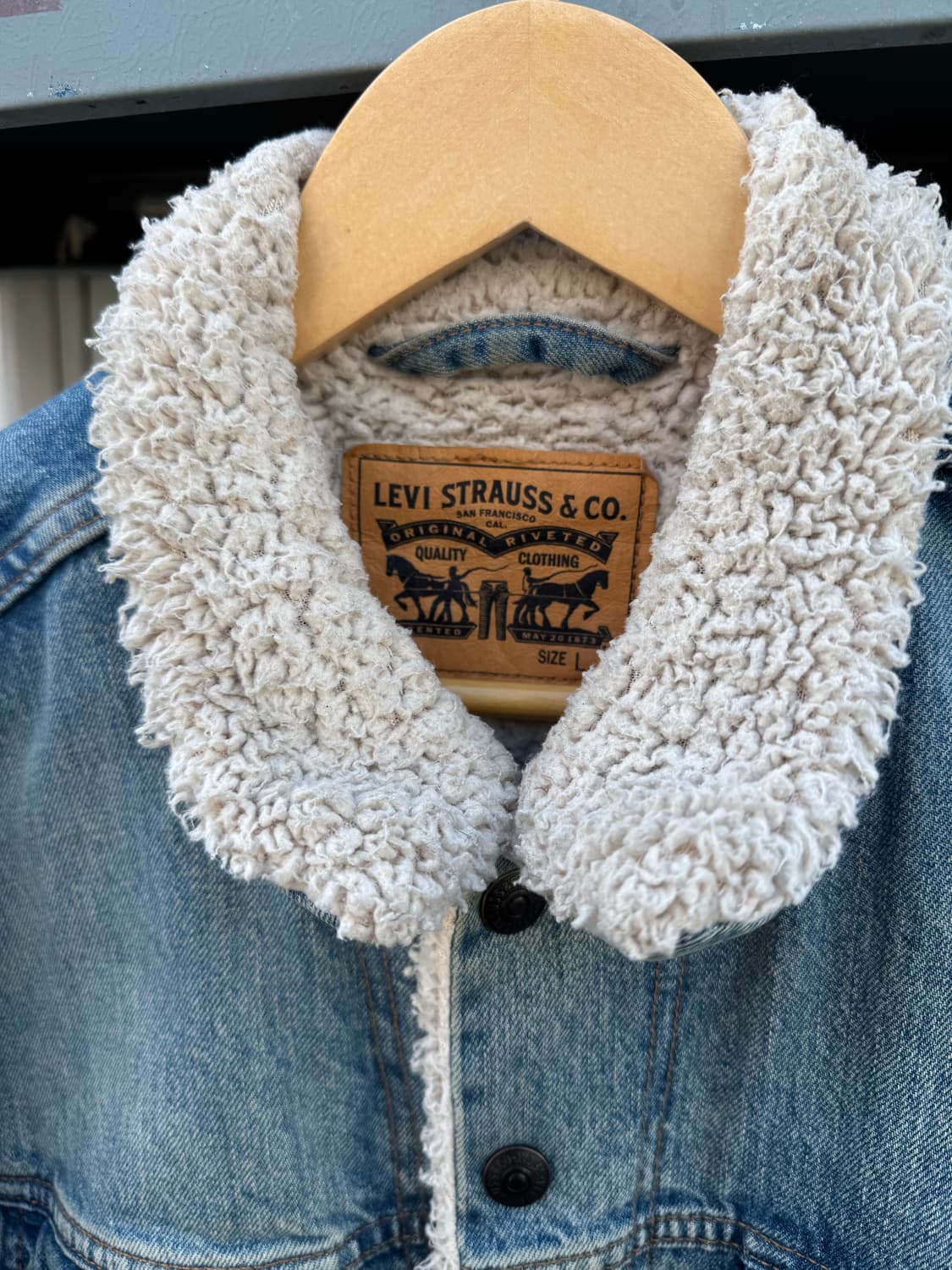 levi.s 오렌지 탭 쉐르파 자켓  상품이미지4