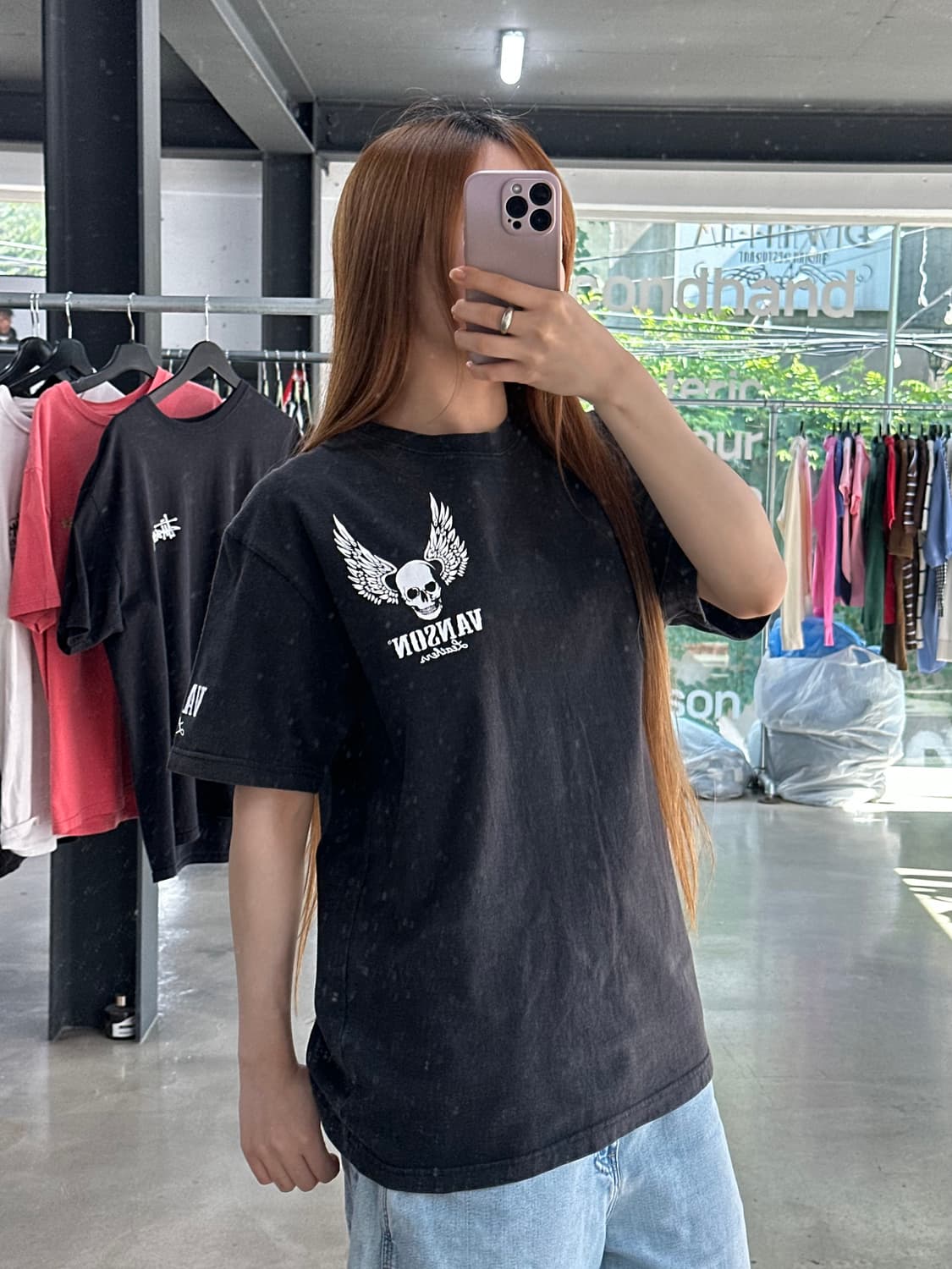 벤슨 스컬윙 워시드 반팔티  상품이미지2