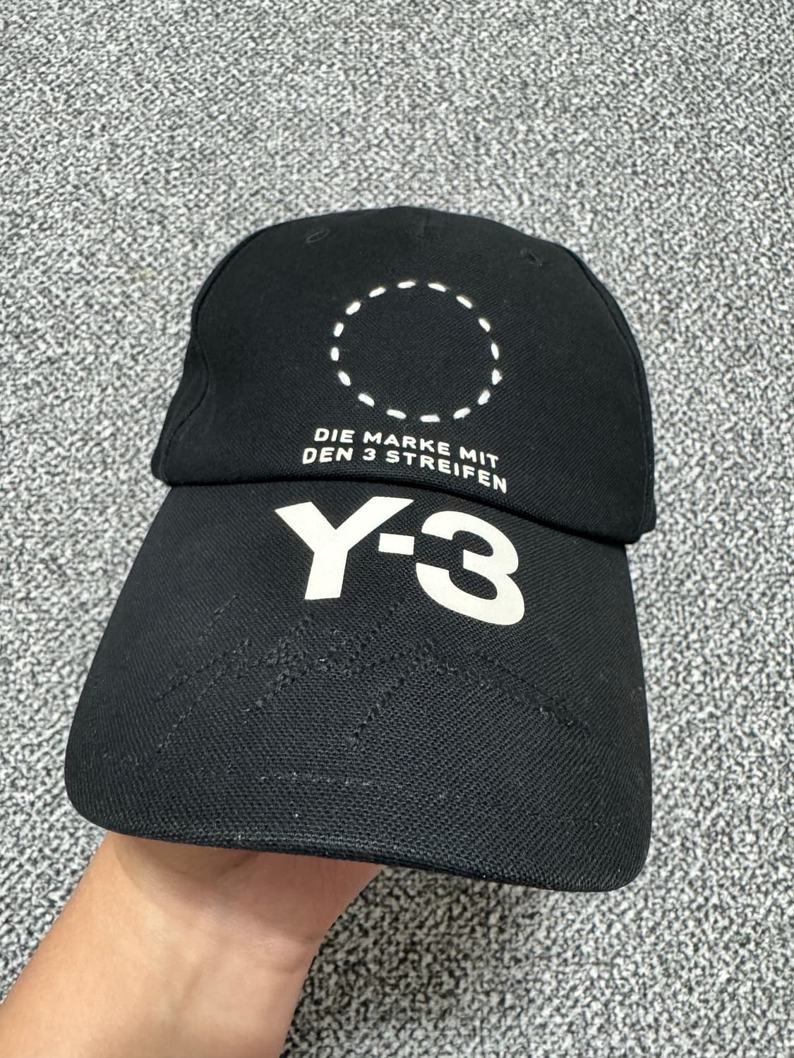 Y-3 아디다스X요지야마모토 블랙 볼캡  상품이미지2