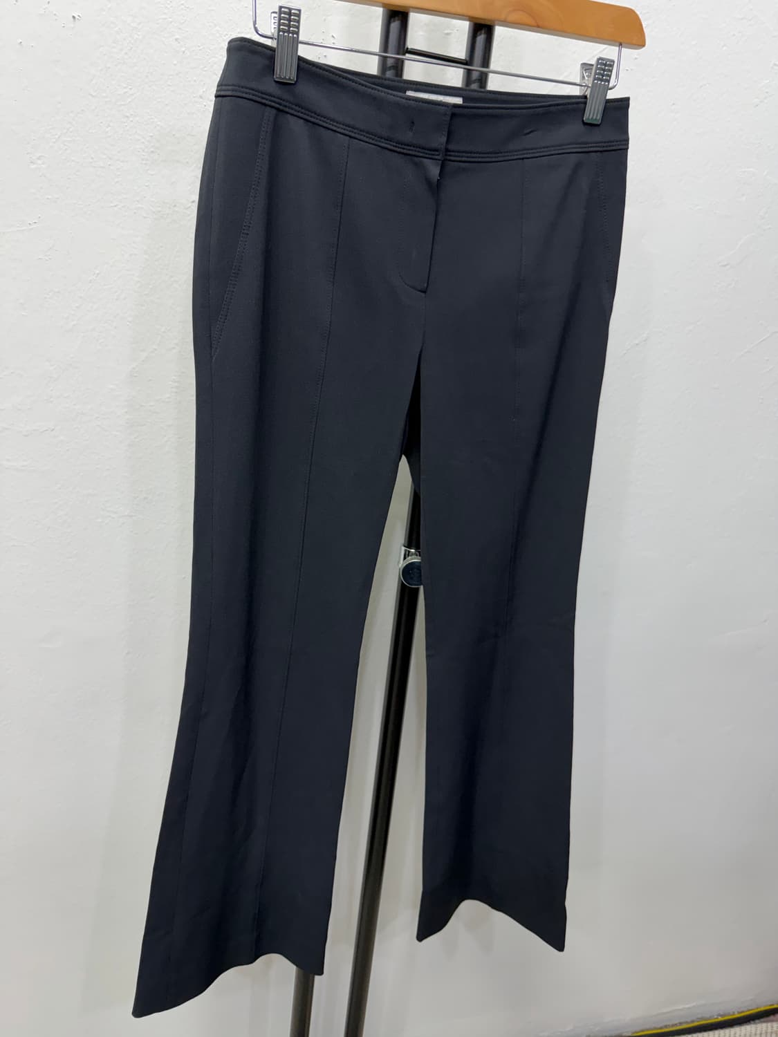 정품) 오브제 한섬 블랙 부츠컷 여성팬츠 61 상품이미지2