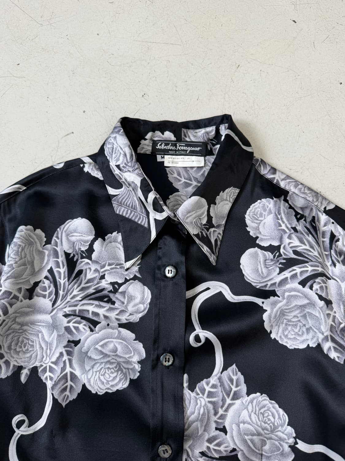 floral silk shirts 상품이미지3