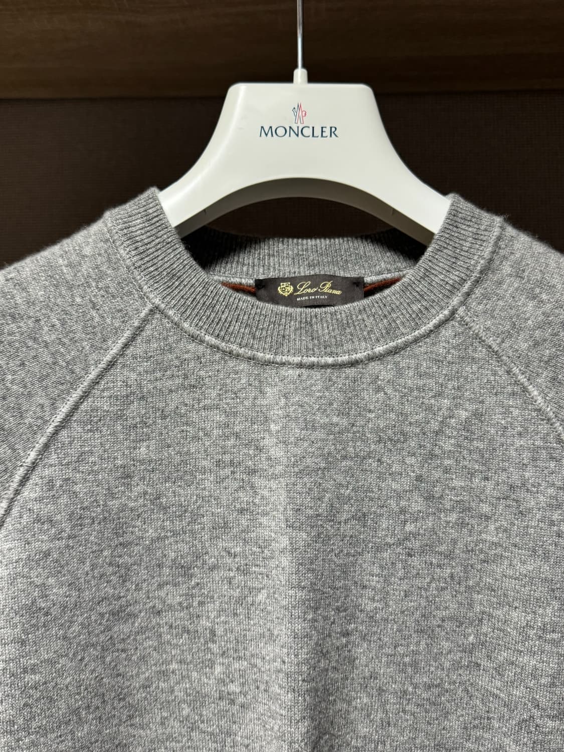 로로피아나 캐시미어 니트 그레이 48 상품이미지2