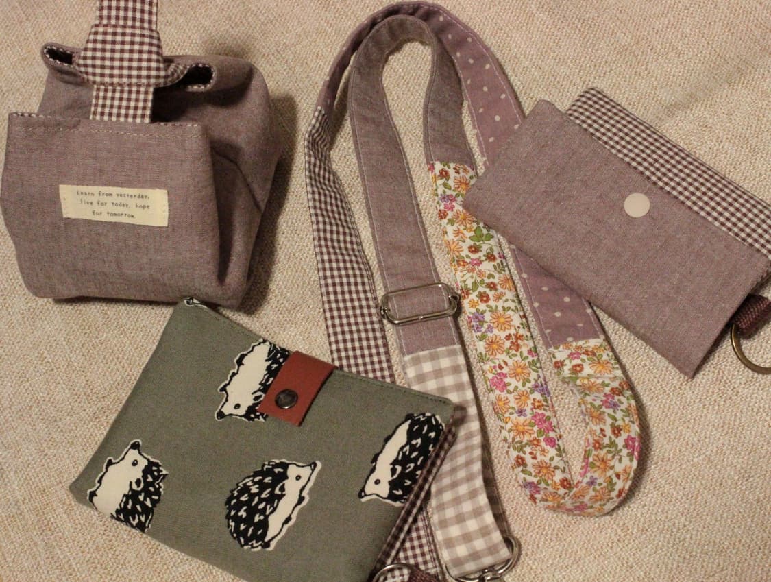 핸드메이드 브라운 파우치 상품이미지10