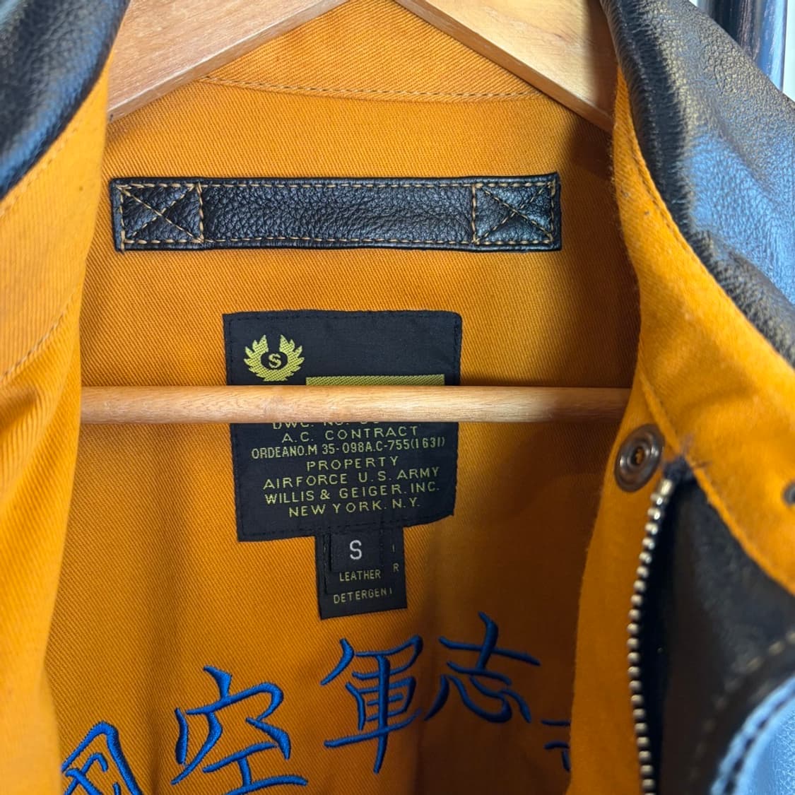 15316 - WILLIS & GEIGRE TYPE A-2 레더 자켓 상품이미지5