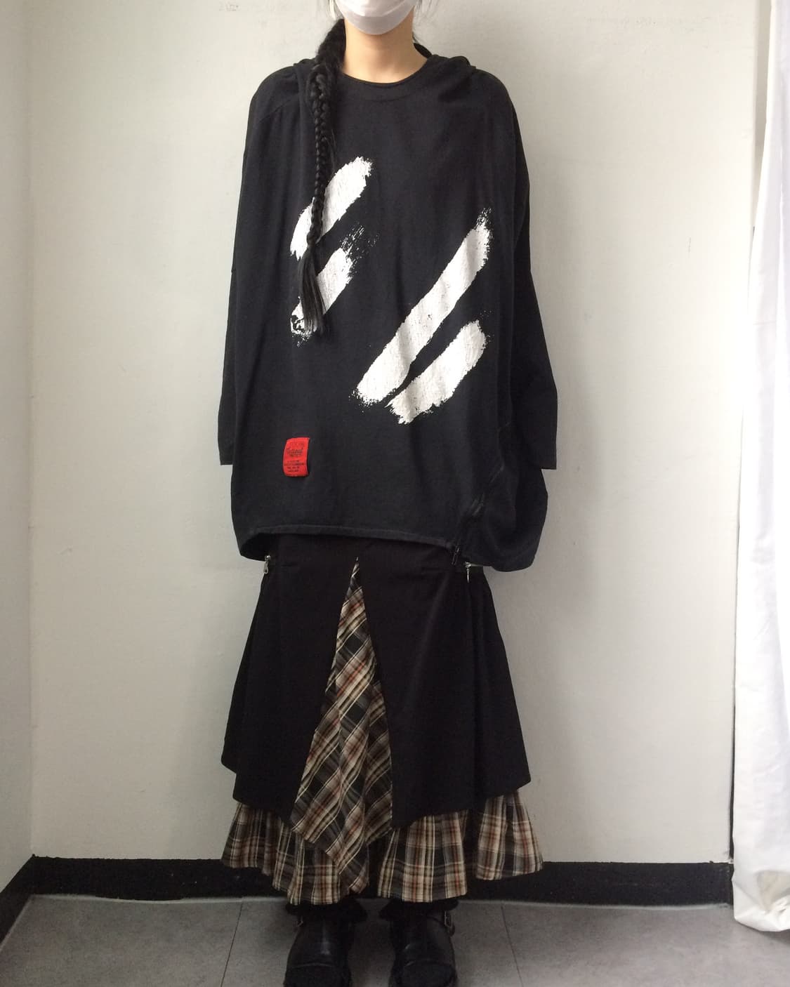 Loose fit hood onepieece 상품이미지9