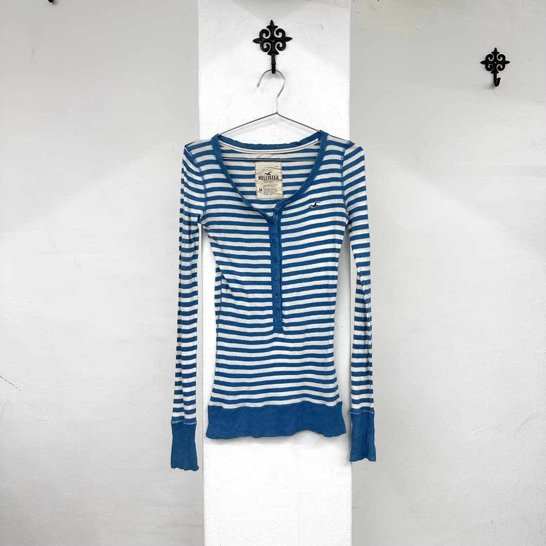 Hollister skyblue stripe sleeve 상품이미지3