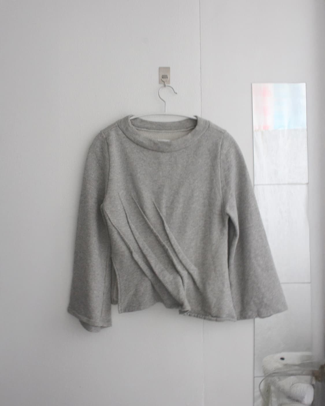 mihara yasuhiro oblique pleats sweat 상품이미지1