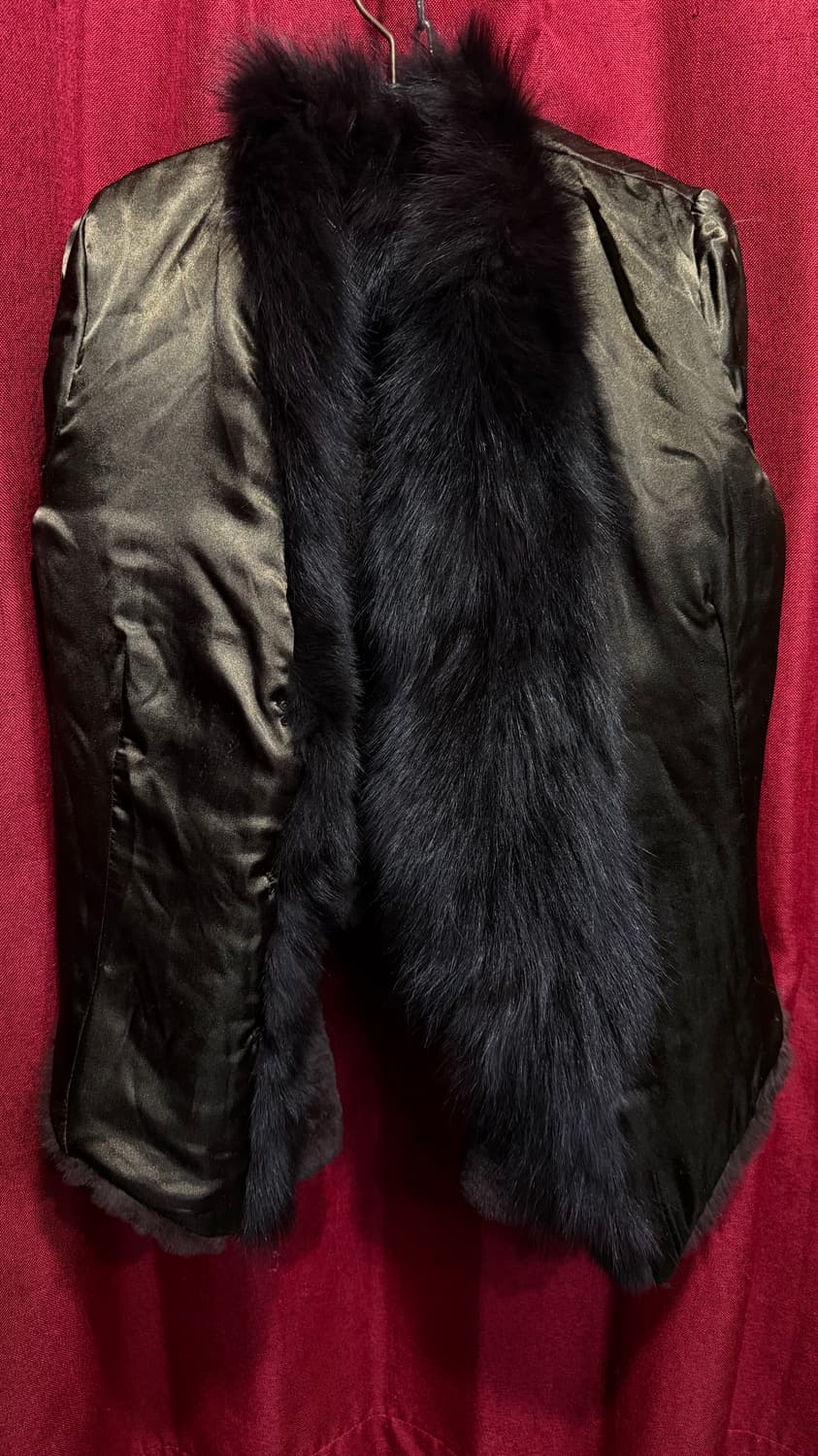 빌리윌리 토끼털 여우털 퍼코트 자켓 상품이미지5