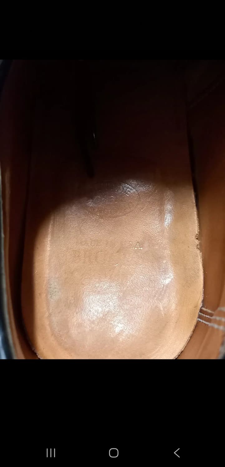 [판매] alden 9741 알든 9741 쉘 코도반 윙팁 발모랄 9 E 상품이미지8