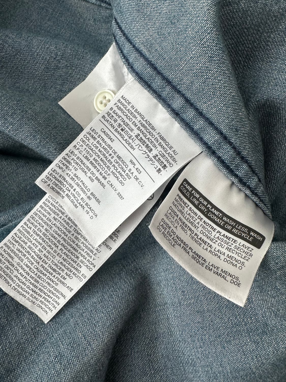 리바이스 클래식 웨스턴 데님셔츠 상품이미지6