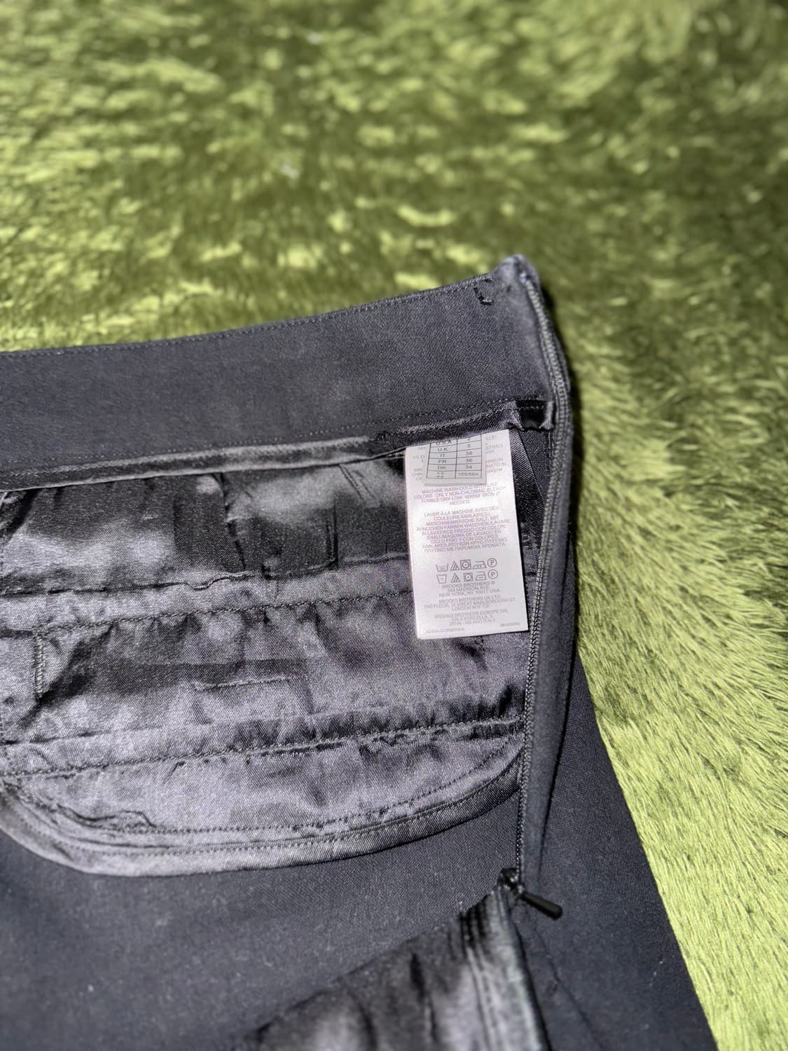 [2] 브룩스 브라더스 레드 플리스 사이드 지퍼 트라우저 블랙 상품이미지5