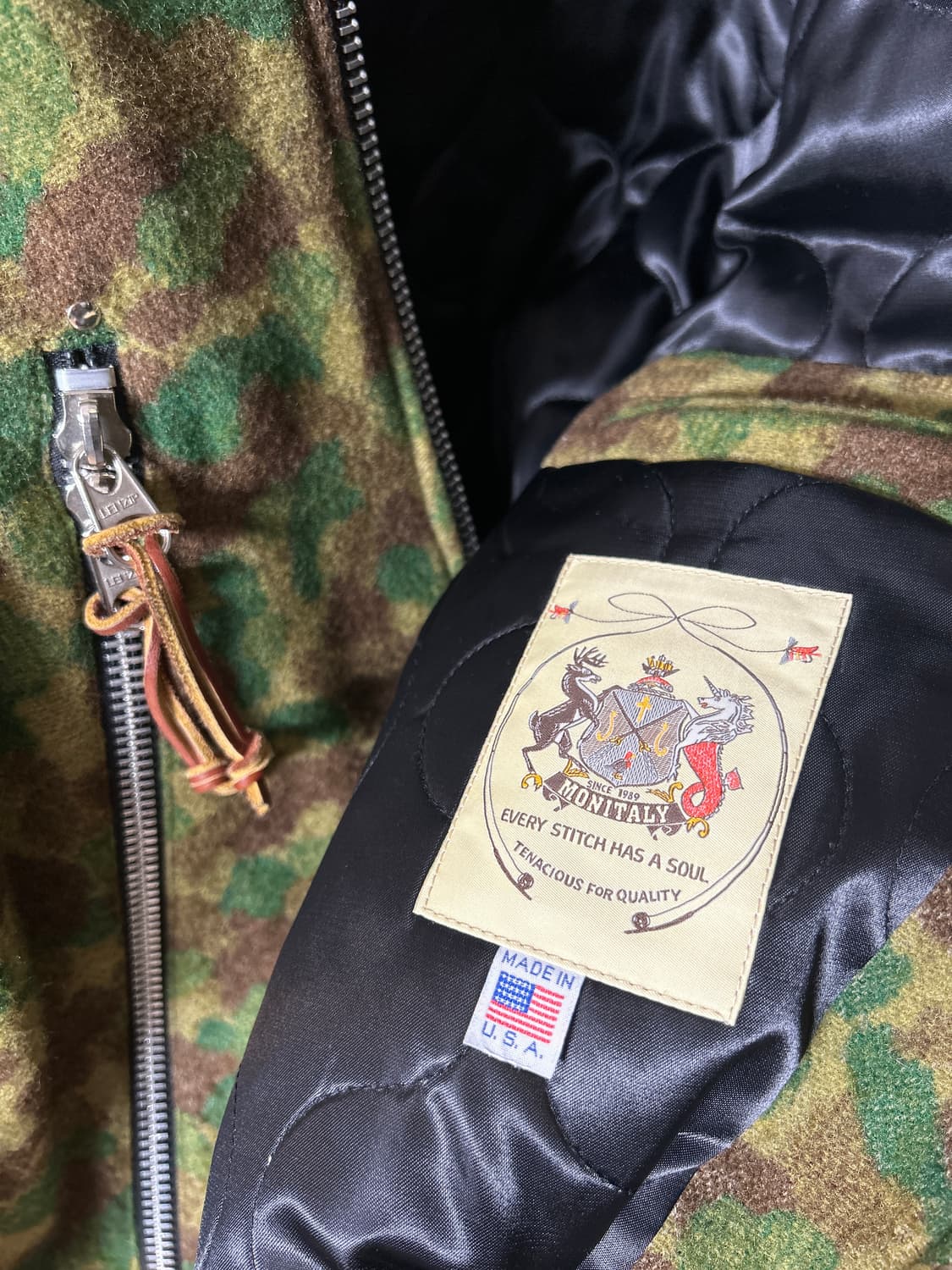 Monitaly U.S.A Made Camp Wool Blazer 상품이미지5