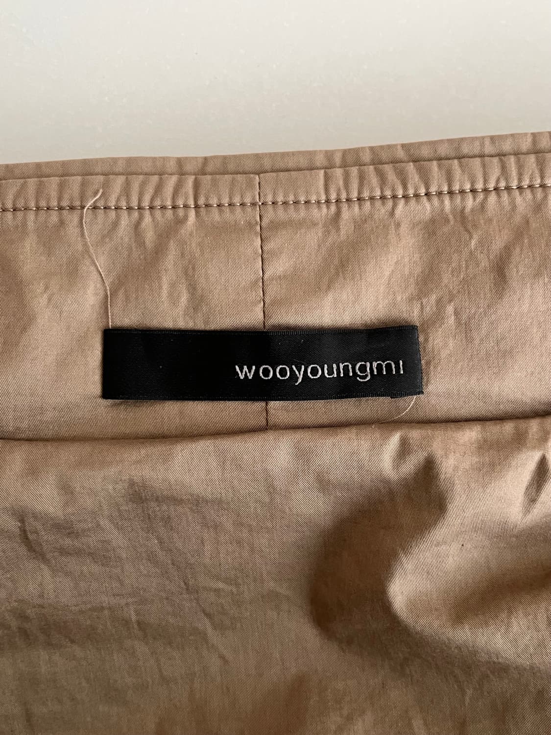 50) 우영미 솔리드옴므 트렌치코트 베이지 상품이미지6