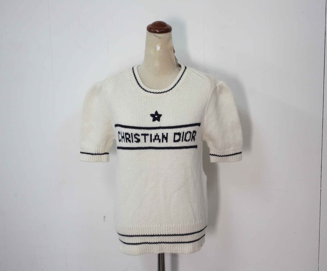 N-10455/크리스찬디올 정품 여성용 캐시미어혼방 니트 42 상품이미지1