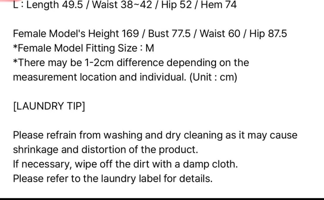 스컬프터 Wrap Skirt White Pinstripe 상품이미지9