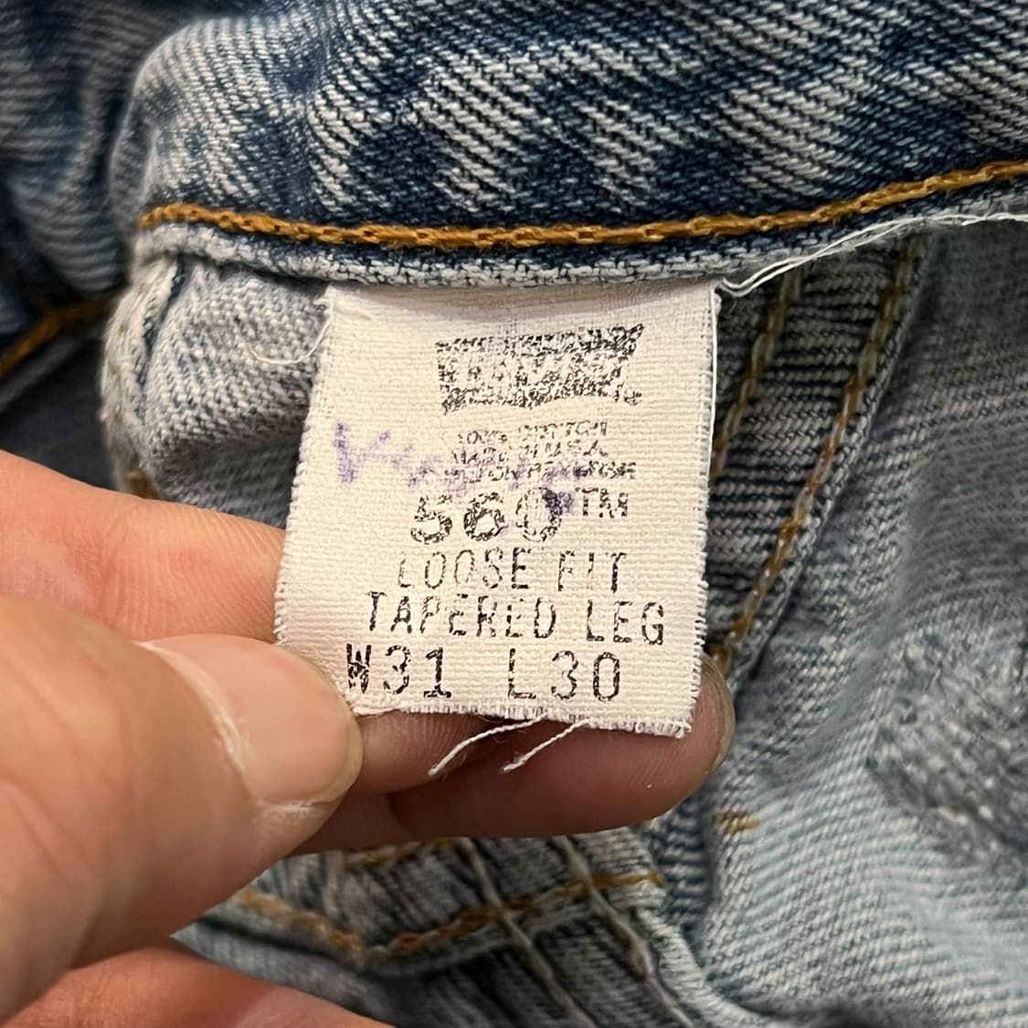  USA 리바이스 560 데님팬츠 y13961 상품이미지8