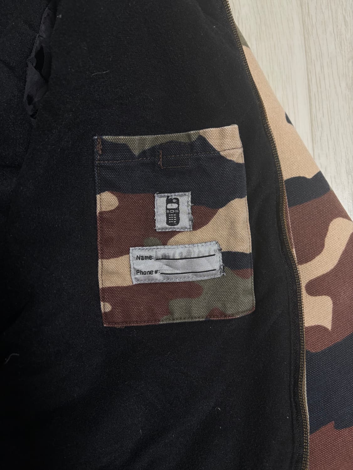 카모 패턴 빈티지 자켓 상품이미지5