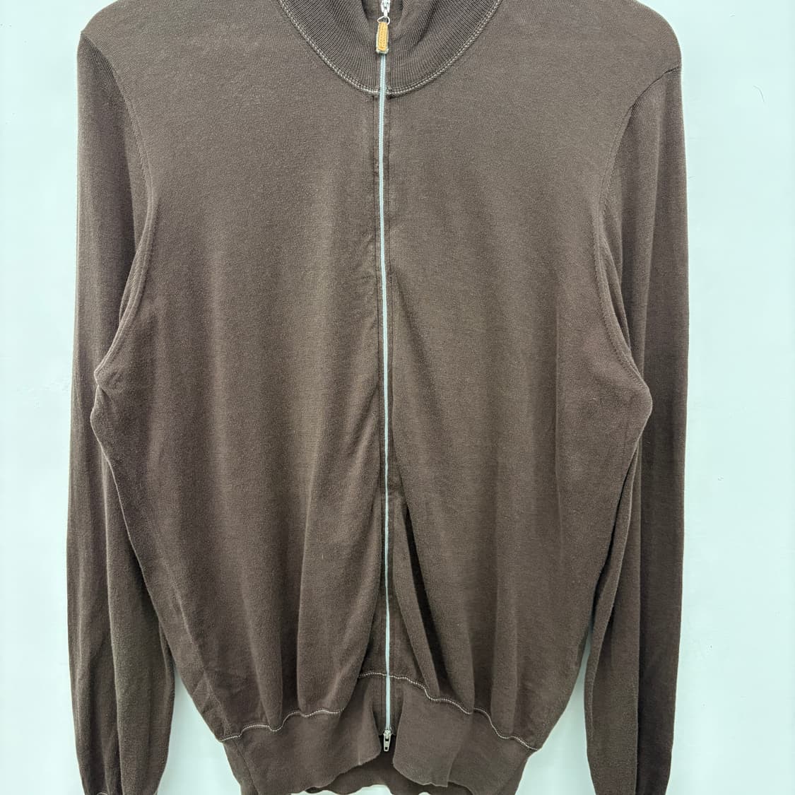 브루넬로 쿠치넬리 브라운 집업 가디건 여성 M 상품이미지2