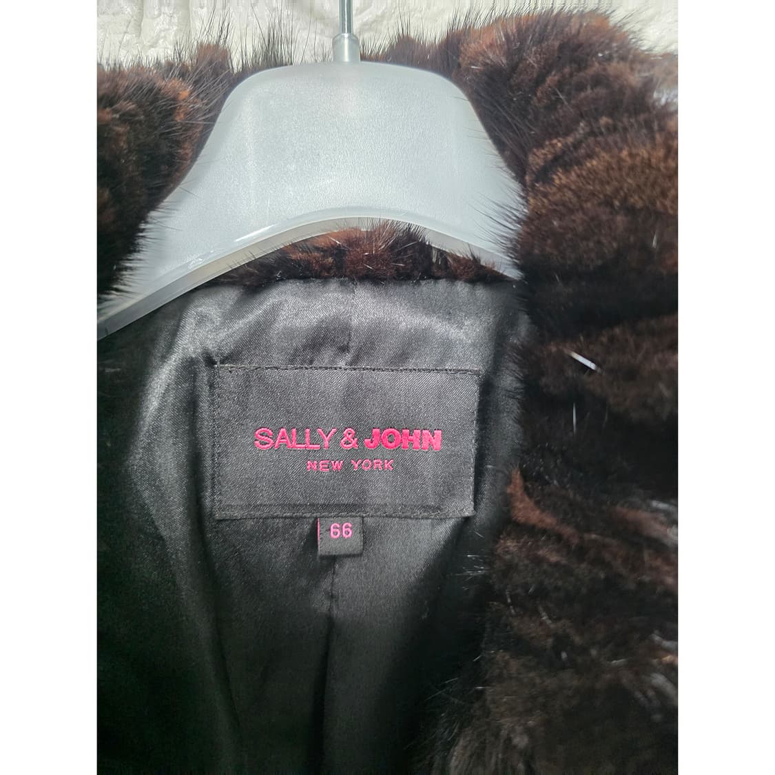택포) 샐리앤존 여성 밍크 코트 M 상품이미지2
