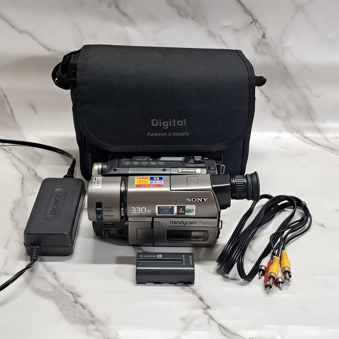 상태굿! 소니 Hi8 8mm 핸디캠 CCD-TRV46 빈티지 캠코더 상품이미지9