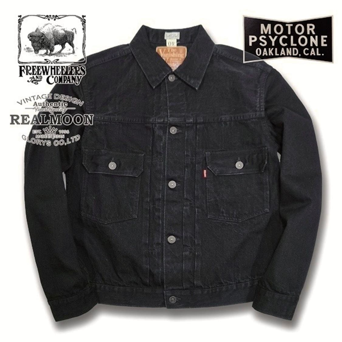 [42]프리휠러스 507RB 1961 2nd RUDE BLACK 트러커 상품이미지6