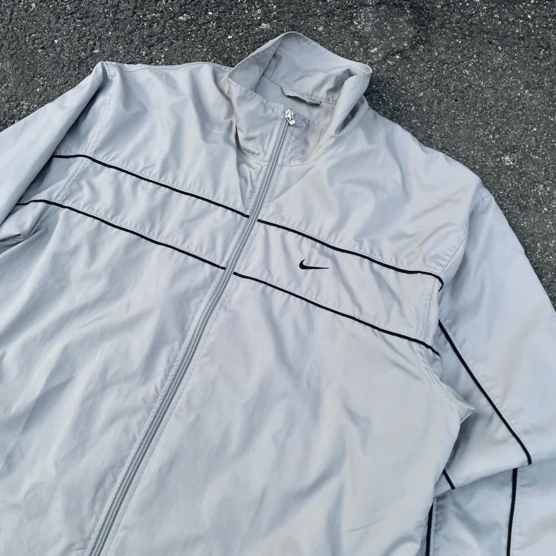 00s 나이키 미드스우시 폴리쉘 바람막이 올드스쿨 백로고 트랙자켓  L 상품이미지2