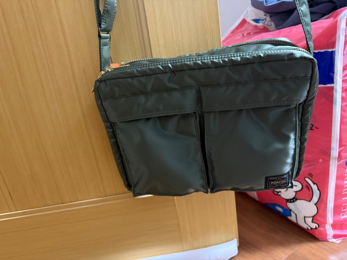 포터 탱커 숄더백 세이지 그린 라지사이즈 새상품 상품이미지1