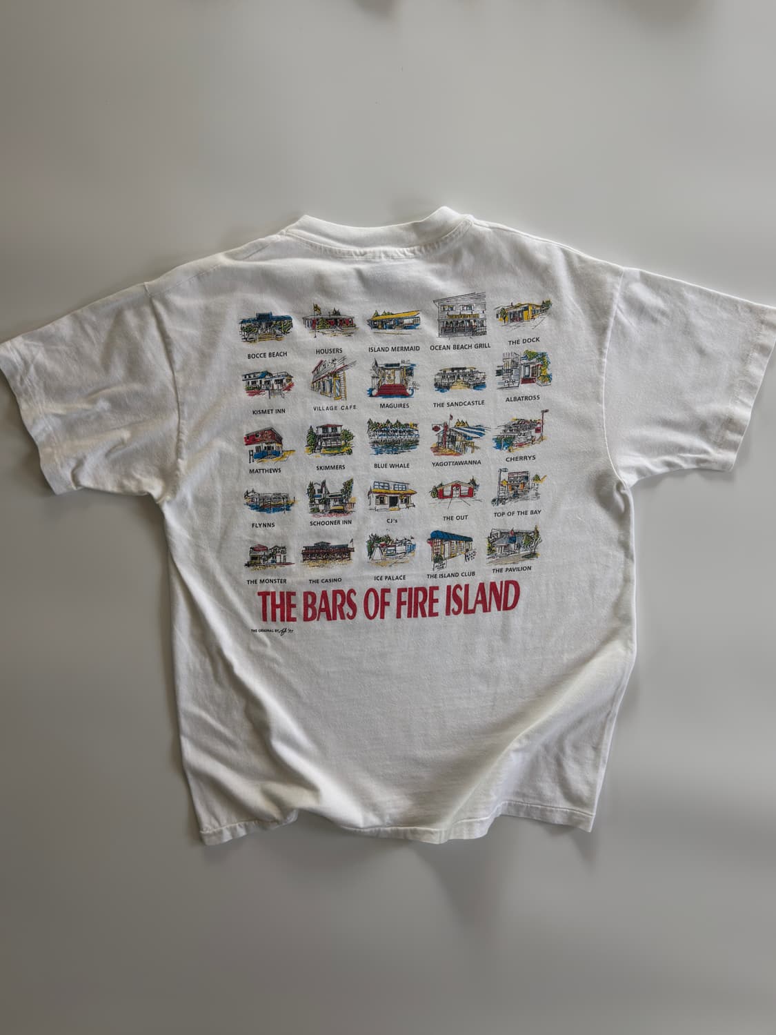 90s fire island 빈티지 아일랜드 티셔츠 상품이미지3